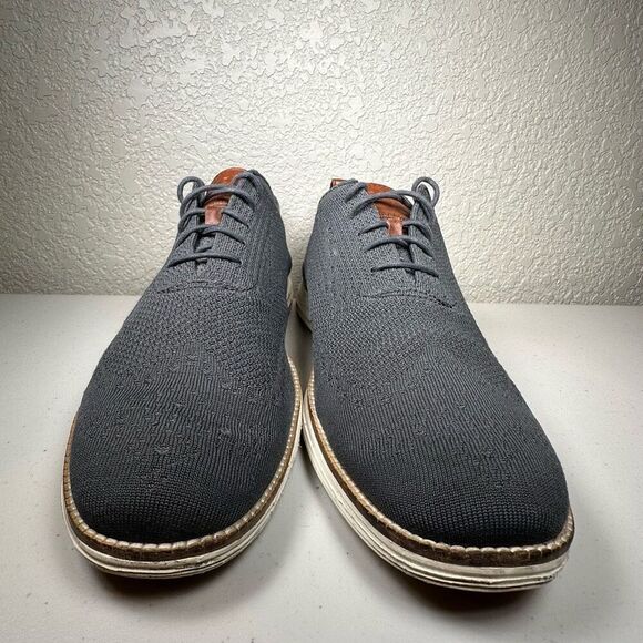 Cole Haan Mens 13 Stitchlite Wingtip Oxford Sneakers Gray C27961 Low Top Brogue main image 5